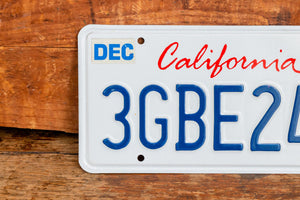 California 1994 License Plate Vintage Wall Hanging Decor - Eagle's Eye Finds