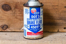 Load image into Gallery viewer, Solder Seal Cone Top Brake Fluid Can Dot 3 Oil Vintage Gas and Oil Collectible - Eagle&#39;s Eye Finds
