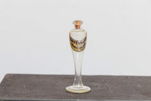 Load image into Gallery viewer, White Orchid Perfume Bottle Vintage French Clear Glass Vial - Eagle&#39;s Eye Finds
