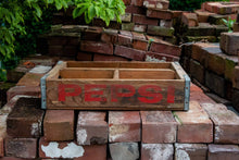 Load image into Gallery viewer, Pepsi Cola Soda Crate Vintage Wood Pop Box - Eagle&#39;s Eye Finds
