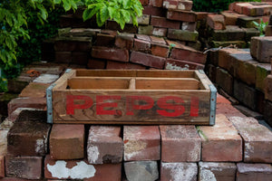 Pepsi Cola Soda Crate Vintage Wood Pop Box - Eagle's Eye Finds