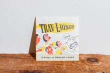 Load image into Gallery viewer, Travel Bingo Mid-Century Car Game Vintage Road Trip Ephemera Trav-L-Bingo - Eagle&#39;s Eye Finds
