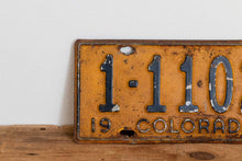 Load image into Gallery viewer, Colorado 1947 License Plate Vintage Wall Hanging Decor - Eagle&#39;s Eye Finds
