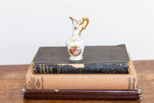 Load image into Gallery viewer, Limoges Lovers Gilt Pitcher Vintage Golden Porcelain Decor - Eagle&#39;s Eye Finds
