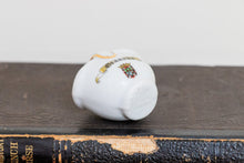 Load image into Gallery viewer, Grenada Ceramic Basket Vintage Golden Porcelain Decor - Eagle&#39;s Eye Finds
