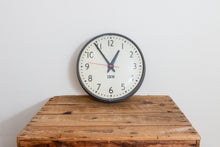 Load image into Gallery viewer, IBM School Clock Vintage Modern Industrial Wall Decor - Eagle&#39;s Eye Finds
