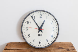 IBM School Clock Vintage Modern Industrial Wall Decor - Eagle's Eye Finds