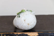 Load image into Gallery viewer, Floral Ceramic Basket Vintage Porcelain Bone China Knickknack - Eagle&#39;s Eye Finds
