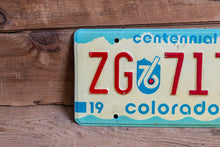 Load image into Gallery viewer, Aspen Colorado License Plate Vintage 1975 ZG CO Centennial Wall Decor - Eagle&#39;s Eye Finds
