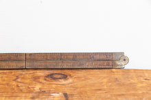 Load image into Gallery viewer, Stanley Fold Rule No. 62 Vintage Boxwood Ruler Marking Tool - Eagle&#39;s Eye Finds
