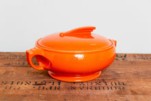 Load image into Gallery viewer, Orange Hall Sundial Casserole Dish Vintage Ceramic Kitchenware - Eagle&#39;s Eye Finds
