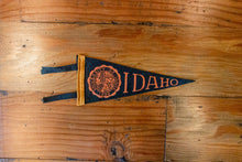 Load image into Gallery viewer, University of Idaho Mini Black Felt Pennant Vintage College Decor - Eagle&#39;s Eye Finds
