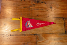 Load image into Gallery viewer, Pocatello Idaho Red Felt Pennant Vintage Wall Decor - Eagle&#39;s Eye Finds
