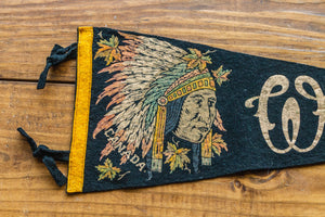 Winnipeg Canada First Nations Felt Pennant Vintage Wall Decor - Eagle's Eye Finds