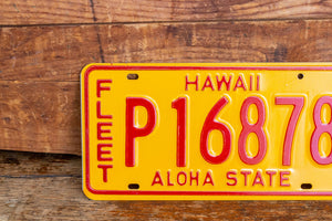 Hawaii Fleet License Plate Vintage Wall Hanging Decor - Eagle's Eye Finds