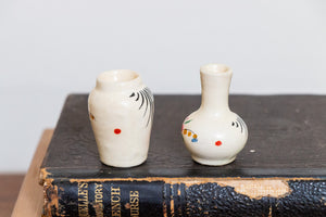Mini Floral Vases Vintage Ceramic Decor - Eagle's Eye Finds