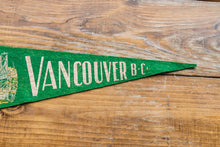 Load image into Gallery viewer, Vancouver BC Vintage Felt Pennant Wall Hanging Decor - Eagle&#39;s Eye Finds
