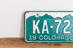 Colorado 1970 License Plate Vintage Wall Hanging Decor - Eagle's Eye Finds