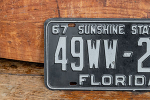 Florida 1968 WW License Plate Sunshine State Vintage Wall Hanging Decor - Eagle's Eye Finds