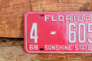 Florida 1969 License Plate Sunshine State Vintage Wall Hanging Decor - Eagle's Eye Finds