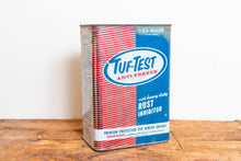 Load image into Gallery viewer, Tuf-Test Antifreeze Can Vintage Gas and Oil Collectible - Eagle&#39;s Eye Finds
