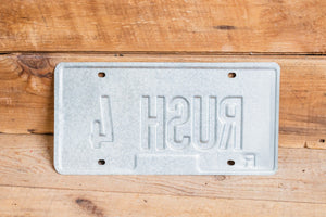 RUSH 4 Illinois Vanity License Plate Vintage Wall Hanging Decor - Eagle's Eye Finds