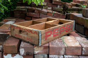 Pepsi Cola Soda Crate Vintage Wood Pop Box - Eagle's Eye Finds