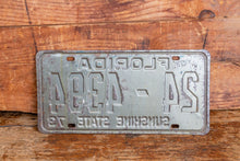 Load image into Gallery viewer, Florida 1973 License Plate Sunshine State Vintage Wall Hanging Decor - Eagle&#39;s Eye Finds
