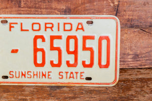 Florida 1975 License Plate Sunshine State Vintage Wall Hanging Decor - Eagle's Eye Finds