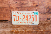Load image into Gallery viewer, Florida 1976 License Plate Sunshine State Vintage Wall Hanging Decor - Eagle&#39;s Eye Finds
