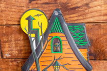 Load image into Gallery viewer, Haunted House Beistle Halloween Die Cut Mid-Century Decoration - Eagle&#39;s Eye Finds
