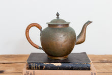 Load image into Gallery viewer, Mini Copper Teapot Vintage Primitive Home Decor - Eagle&#39;s Eye Finds
