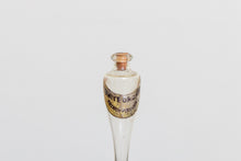 Load image into Gallery viewer, White Orchid Perfume Bottle Vintage French Clear Glass Vial - Eagle&#39;s Eye Finds
