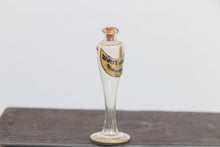 Load image into Gallery viewer, White Orchid Perfume Bottle Vintage French Clear Glass Vial - Eagle&#39;s Eye Finds
