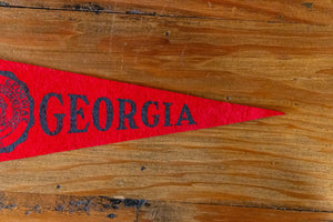 University of Georgia Mini Felt Pennant Vintage College Decor - Eagle's Eye Finds