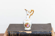 Load image into Gallery viewer, Limoges Lovers Gilt Pitcher Vintage Golden Porcelain Decor - Eagle&#39;s Eye Finds
