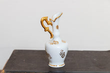 Load image into Gallery viewer, Limoges Lovers Gilt Pitcher Vintage Golden Porcelain Decor - Eagle&#39;s Eye Finds

