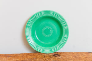 Light Green Fiestaware Soup Bowl Vintage Kitchenware Deep Plate Original - Eagle's Eye Finds