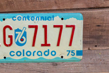 Load image into Gallery viewer, Aspen Colorado License Plate Vintage 1975 ZG CO Centennial Wall Decor - Eagle&#39;s Eye Finds
