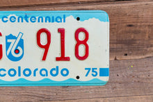 Load image into Gallery viewer, Aspen Colorado License Plate Vintage 1975 ZG CO Centennial Wall Decor - Eagle&#39;s Eye Finds
