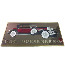 Load image into Gallery viewer, 1934 Duesenberg Mosaic Mirror Vintage Antique Car Decor - Eagle&#39;s Eye Finds
