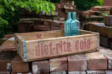 Load image into Gallery viewer, Diet Rite Cola Soda Crate Vintage Wood Pop Box Royal Crown - Eagle&#39;s Eye Finds
