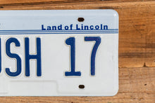 Load image into Gallery viewer, RUSH 17 Illinois Vanity License Plate Pair Vintage Wall Hanging Decor - Eagle&#39;s Eye Finds
