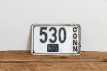 Load image into Gallery viewer, 530 Connecticut 1937 License Plate 3 Digit Low Number Vintage Wall Decor - Eagle&#39;s Eye Finds
