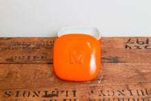 Load image into Gallery viewer, Orange Hall Hotpoint Refrigerator Dish Vintage Ceramic Kitchenware - Eagle&#39;s Eye Finds
