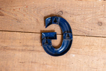 Load image into Gallery viewer, Blue  Letter G Porcelain Vintage Wall Hanging Decor Initials Name Letter - Eagle&#39;s Eye Finds
