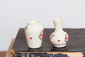 Mini Floral Vases Vintage Ceramic Decor - Eagle's Eye Finds
