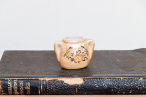 Lusterware Floral Vase Vintage Ceramic Decor - Eagle's Eye Finds