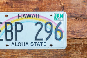 Hawaii 1992 License Plate Vintage Wall Hanging Decor - Eagle's Eye Finds