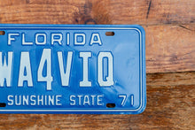 Load image into Gallery viewer, Florida 1971 Amateur Radio License Plate Sunshine State Vintage Wall Hanging Decor - Eagle&#39;s Eye Finds
